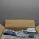 24 inch Fence Post Anchor Ground Spike Heavy Duty Metal Black Powder Coated Fence Stakes Post Base, 4x4 Inch (Inner Size 3.6"x3.6"), Pack of 4