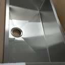 Kraus KHU100-32 Standart PRO 16 Gauge Undermount Single Bowl Stainless Steel Kitchen Sink, 32 Inch, Scratched Finish