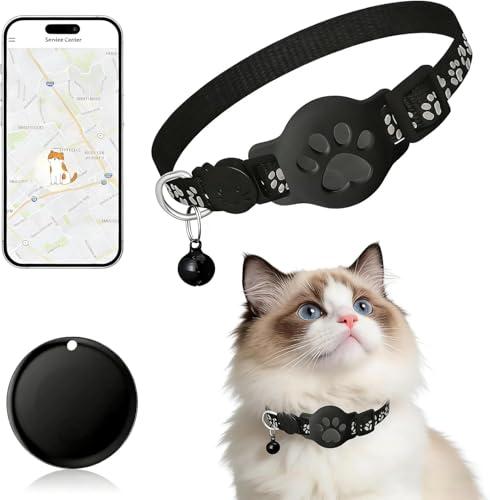 Pet Tracker, GPS Collar for Cats (Android Only) Smart tag, Waterproof Compatible with Google Find My, No Monthly Fee, Smart Collar for Pet