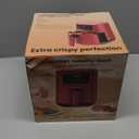 CHEFMAN 2 Qt Mini Air Fryer  Digital Space-Saving Compact Air Fryer with Nonstick and Dishwasher Safe Basket, Quick & Easy Meals in Minutes, Features Digital Timer and Shake Reminder  Red