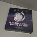 Deneve Deluxe Solar Powered Flagpole Lamp – Dusk to Dawn 12+ Hours, 26 LED, 1300 Lumen Outdoor Lighting for American Flag, Garden Decor, House Decor, 100% Coverage Silver Model