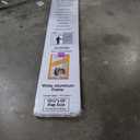 Ideal Pet Products Aluminum Pet Patio Door, Adjustable Height 77-5/8" to 80-3/8", 10-1/2" x 15" Flap Size, White
