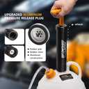 FOUR UNCLES Oil Extractor Pump - Fluid Extractor with 59" Main Hose, Three 41" Extension Tubes for Oil Change, a Hose for Brake Bleeding