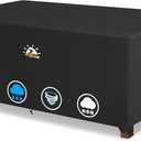 Zettum Outdoor Coffee Table Cover – Coffee Table Cover Rectangle Waterproof & Heavy Duty, Patio Table Covers for Side Tables, 600D Covers Provide All-Weather Protection - 48 x 26 x 18 Inch