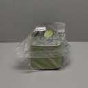 Ice Cube Tray with Lid & Bin Ice Maker for Freezer Ice Trays Ice Container- Ice Molds for Whiskey, Cocktail, Coffee Drinks, Beer with Ice Tongs Kitchen Gadgets Tools (Green)