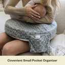 My Brest Friend Nursing Pillow - Deluxe - Flower Key Gray