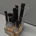 9pcs 3/8" Round Shank Boring Bar Set High Speed Steel Boring Bar Carbide Tipped Bars Lathe Tools