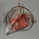 MODOWEY Rotating Earring Holder Organizer Stand, 6 Tier Large Capacity Jewelry Display Tree for Women Vendors, 264 Hole Adjustable Metal Rack for Stud Hoop Dangle Storage, Spin for Easy Access, Bronze (Copper)