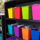Teacher Created Resources Brights Plastic Book Bin 6-Pack (TCR2088636)
