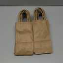 BagDream 50 Pack 3.5x2.4x6.7 Inches Small Kraft Paper Gift Bags with Handles Bulk Mini Party Favor Bags Candy Bags 100% Recyclable Brown Paper Bag