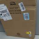 Bemis 7300SLEC Slow Close Toilet Seat, Easy Clean Hinges and Durable Plastic Seat, Made in USA, Elongated, Biscuit