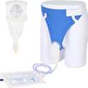 2026 Upgraded Urine Collection Bag, Reusable Condom Catheters with 1000ml & 2000ml Bags, Portable & Comfortable Wearable Urinary Drainage System (Young Men's Version)