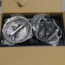 Elevated Dog Bowls with Slow Feeder for Large Dogs – Adjustable Raised Stand with 2 Stainless Steel Bowls & SpillProof Mat, NonSlip Dog Feeder for Large & Medium Dogs (Black)