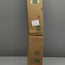 Amazon Basics Clear Umbrella for Rain, Round Bubble Umbrella for Wedding, With Wide Coverage (35" Canopy Diameter), Auto Open, Strong Fiberglass Frame, Steel Shaft, Spoke Protectors for Safety