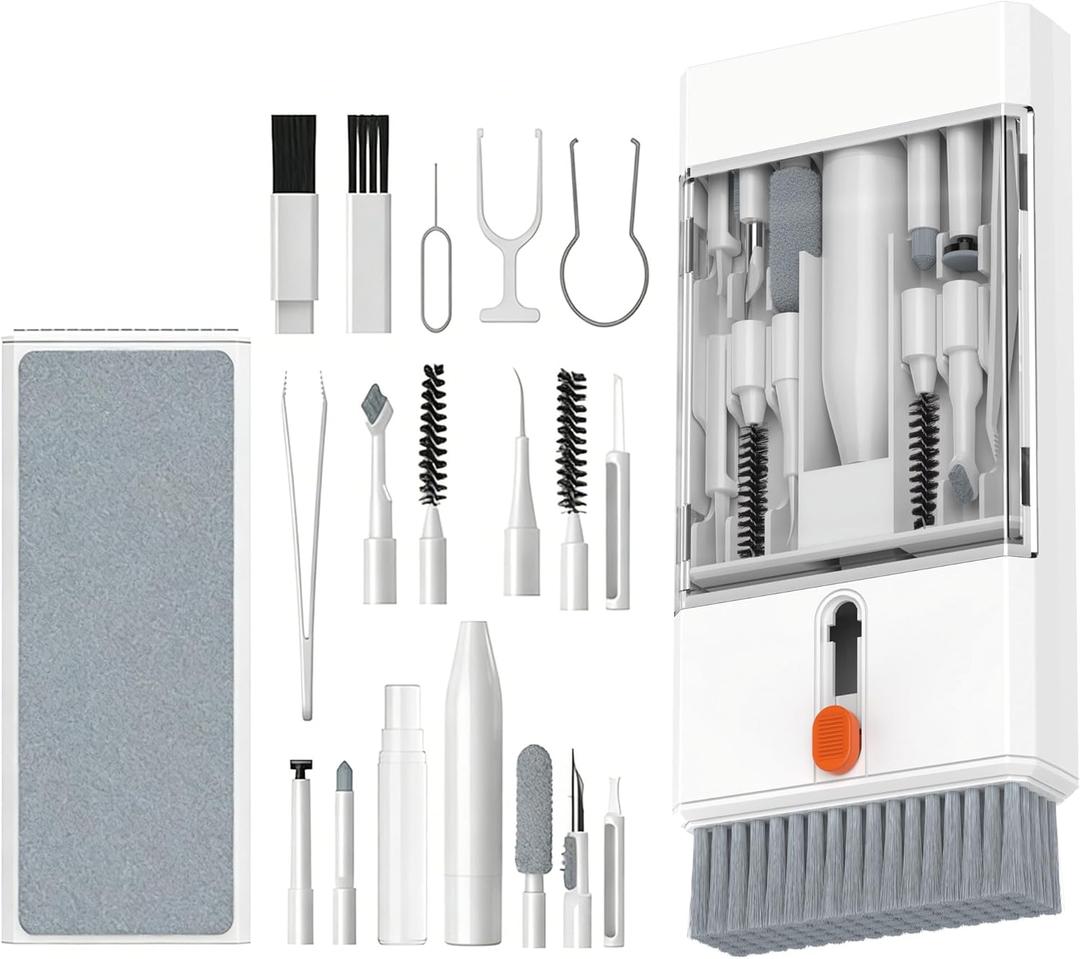 22 in 1 Precision Cleaning Kit Professional Electronic Cleaning kit Cleaning Tools for Phone, airPods Headset, Keyboards, Cameras, Laptop & More