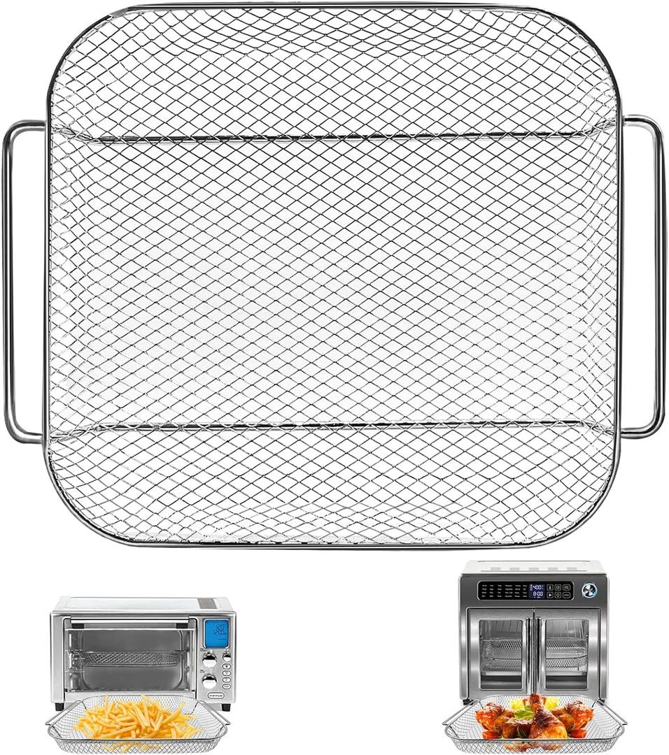 Air Fryer Replacement Parts for Emeril Lagasse Everyday 360 26 QT Extra Large Air Fryer, 12.5''10.2'' Steel Air Fryer Accessories Wire Rack