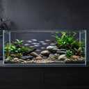 11.9 Gallon Rimless Low‑Profile Aquarium, Long Shallow Rimless Fish Tank