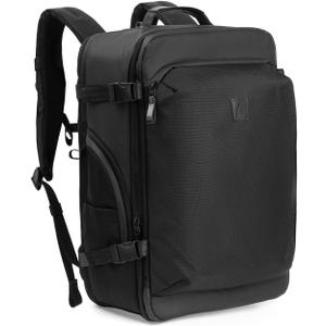 Arxus 40L Travel Backpack for Men Women, Business Laptop Bag Fits 16", TSA Approved Carry on Luggage, Expandable Rucksack (Black)