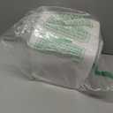 Real Natural Marble Tissue Box Cover, 5.5 Inch Square Marble Tissue Box Holder with Open Bottom, Heavy Stone Decorative Organizer for Bathroom Vanity, Kitchen Countertop, Luxury Home Dcor (Cyan-green)