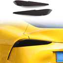 CHEAYAR Smoked Taillight Shell Trim Cover Fit for Toyota Supra GR A90 A91 MK5 2019-2022 Car Taillight Cover, Rear Tail lamp Decorative Protection Trim Made of ABS Material, 2PCS, （Transparent Gray）