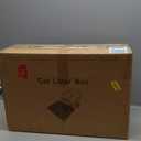 Henkelion Stainless Steel Cat Litter Box with Lid, 24" L x 16" W x 11.8" H, Extra Large Litter Box for Big Cats with High Sided, Anti-Urine Leakage, Easy Cleaning, Include Cat Mat and Scoop