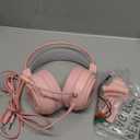 Upgraded Pink Gaming Headset for PS4, PS5, Xbox One, PC, Switch, Laptop, Mobile  Cat Ears, Noise-Canceling Mic, 7.1 Surround Sound, LED Light, Soft Memory Earmuffs for Ultimate Comfort