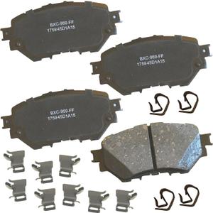 Bendix Premium SBC1759 Ceramic Front Brake Pads for Mazda 3 2018-2014, 3 Sport 2017-2014