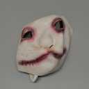 Horror Bunny Mask Scary Halloween Animal Cosplay Mask Creepy Rabbit Masquerade Party Costume Accessories