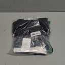 REORIA Womens Sexy One Shoulder Asymmetrical Leopard Print Mesh Ruched Backless Going Out Bodysuits Tops, S, Black