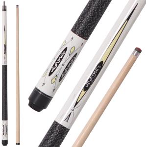 Canadian Maple Pool Cue Sticks (10mm/11.5mm/13mm), 58" 2-Piece Pool Sticks with Low Deflection Shaft,Billiard Sticks for Home, Bar, and Tournament Play