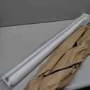 Blackout Roller Shades Blinds Cordless for Windows Pull Down Room Darkening Door Blinds with Thermal Insulated Easy to Install for Living Room,Bedroom,Home,Office Bathroom White 34" W x 72" H