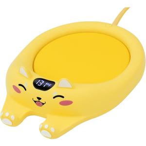 PUSEE Mug Warmer,Coffee Warmer for Desk Candle Warmer Auto Shut Off,Coffee Cup Warmer with 3 Temp Settings,Electric Beverage Warmer Plate for Coffee,Tea,Water Milk and Cocoa(Not Include Cup)