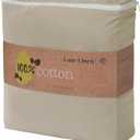 LANE LINEN Cotton Queen Size Blanket - Lightweight, Soft, Comfortable Large Blanket with Cooling and Breathable Design for Guest Room, Camping, and Outdoor Travel - Taupe