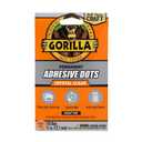 Gorilla Permanent Adhesive Dots, Double-Sided, Clear, 0.5" Diameter, 150 Pieces (Pack of 2) - No Mess, Photo Safe