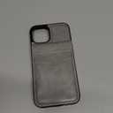 KIHUWEY Compatible with iPhone 17 Pro Case Wallet with Credit Card Holder, Flip Premium Leather Magnetic Clasp Kickstand Heavy Duty Protective Cover for iPhone 17 Pro 6.3 Inch (Gray)