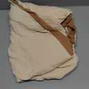 Muslin Crib Sheets for Boys Girls 100% Cotton Fitted Baby Crib Sheet 2 Pack Soft and Breathable for Standard Crib Mattress & Toddler Mattress 52x28in (Beige & Coffee)