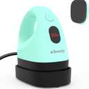 Mini Heat Press Machine, 3 Heat Settings& Fast Heating, 15 Mins Auto-Off, Insulated Safety Base, Mini Iron for Crafting, T Shirts, Hats, Heating Transfer Projects (Green)