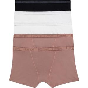 Hanes Women's Originals Ultra SuperSoft Boxer Brief Underwear (5-Pack) , size L