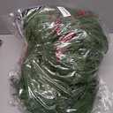 2PCS 9FT Prelit Christmas Garland, Realistic Green Norfolk Pine Garland with Lights Battery Operated for Mantle Stairs Railing Fireplace Table Indoor Xmas Decor