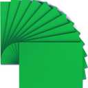 MEARCOOH Green Foam Sheets Crafts 9x12 Inch 2mm Eva Color Craft Foam Paper for Crafts Project Preschoolers Classroom Scrapbooking DIY Cosplay(10 Sheets)