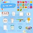 Magic Gel Water Elf Toy Kit, Squishy Making Kit for Kids with 20PCS Aqua Fairy Water Gels & Animal Mold, Gift for Christmas, Easter, Birthday, New Year, Creative Art Craft Girls 3-9 Year Old (60ml)