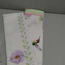 Arquiel Hummingbird Wildflowers Tablecloth Waterproof, Spring Summer Flower Table Cloth Rectangle Stain Resistant, Washable Table Cover for Party Picnic Wedding Outdoor Dining Decor (60×84 Inch)