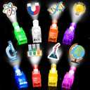 Science Theme LED Finger Lights Science Themed Party Favors for Kids Boys Girls Birthday Goodie Bags Stuffers Kids Mad Scientist Party Decorations Back to School Supplies Classroom Prizes