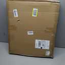 LZRS 3-Panel Freestanding Foldable Wooden Dog Gate –Solid Wood & Steel Wire Chew-Resistant Indoor Safety Pet Fence for Doorways & Stairs, Ideal for Small to Medium Dogs & Puppies, White