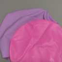 2 Pack Kids Extra Large Swim Cap for Long Thick Hair, Waterproof Silicone Swimming Cap for Toddler Child Youth Girls Boys, Durable Swim Hats Bathing Caps for Braids, Dreadlocks, Extensions, Afros (Black+Purple)