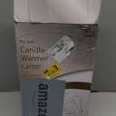 Candle Warmer Lamp, with 2 Bulbs, Timer & Dimmer, Compatible with Large Yankee Candle Jars,3 Wick Candles, Height Adjustable Electric Top Melter, 110-120v, (White Marble)