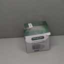 FOCUSLINE 7 Inch Clear Plastic Plates, 100 Count Disposable Heavy Duty Salad Dessert Plates, Premium Hard Plastic for Weddings, Parties & Events