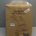 Rabb 1st Potty Training Seat, Upgrade Toddler Toilet Seat for Kids Boys Girls, 2 in 1 Potty Training Toilet for Kids, Splash Guard Anti-Slip Pad Step StoolUpgraded Cushion