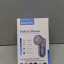 BEAUTURAL Fabric Shaver and Lint Remover, Sweater Defuzzer with 2-Speeds, 2 Replaceable Stainless Steel Blades, Battery Operated, Remove Clothes Fuzz, Lint Balls, Pills, Bobbles Gray