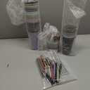 LemonRoad 36 Pcs Employee Appreciation Gifts Set,Staff Coworker Gift Bulk 16 Oz Plastic Tumbler Cups with Lid Straw Spiral Notebook Pen Thank You Gift for Team Office (Lively,Morandi)